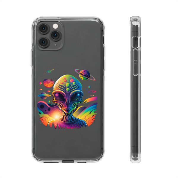 Alien Galaxy Clear Phone Case, Cosmic Phone Cover, Space Lover Gift, Unique Design for iPhone, Galaxy Phone Case - Image 31