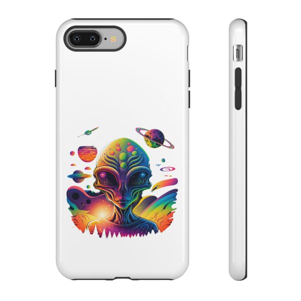 Alien Galaxy Phone Case, Space Themed Tough Case for Teens, Colorful Phone Cover, Gift for Sci-Fi Lovers, Trendy Mobile Accessory - Image 3