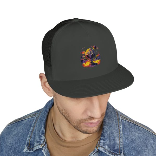 Vibrant Embroidered Trucker Cap, Colorful Hat for Festivals, Outdoor Events, Casual Wear, Unique Gift, Summer Accessory - Image 29