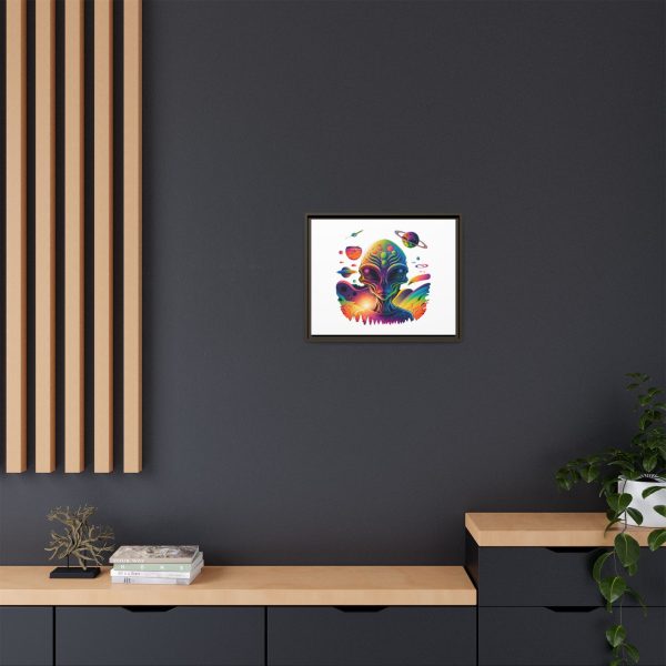 Vibrant Alien Canvas Art Print, Framed Decor for Sci-Fi Lovers, Cosmic Wall Art, Colorful Home Decoration, Unique Gift Idea - Image 84