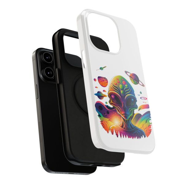 Colorful Alien Phone Case for Protection and Style, Galaxy-Themed Case, Retro Vibe Case, Unique Gift for Sci-Fi Lovers, Planet Design Case - Image 102