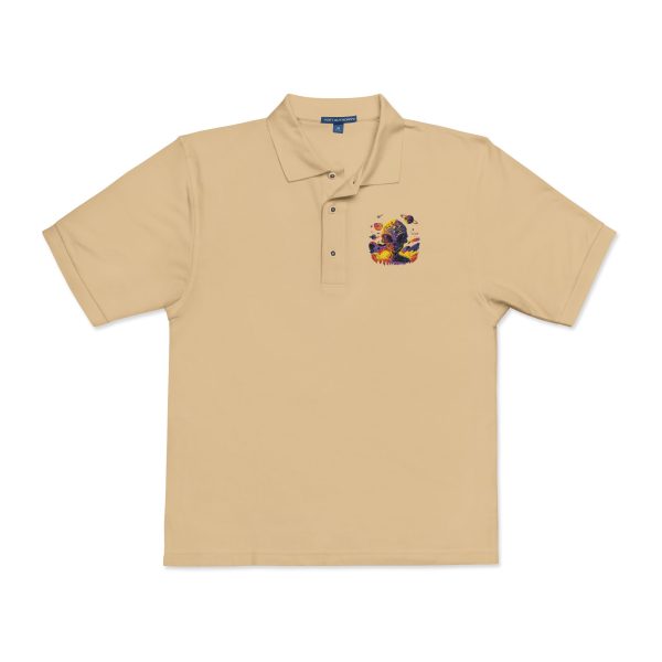 Floral Embroidered Unisex Polo Shirt | Casual Wear, Gift for Him/Her, Summer Style, Outdoor Events, Birthday Gift - Image 9