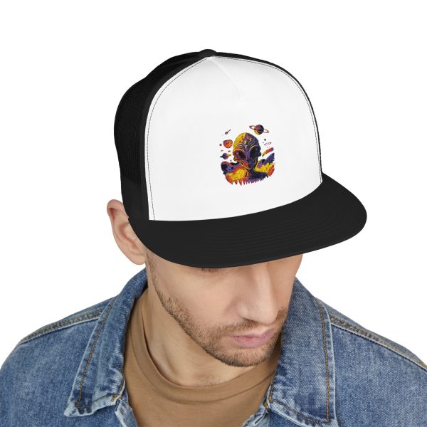 Vibrant Embroidered Trucker Cap, Colorful Hat for Festivals, Outdoor Events, Casual Wear, Unique Gift, Summer Accessory - Image 49