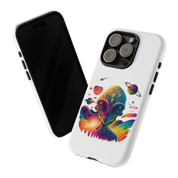 Colorful Alien Phone Case, Galaxy Design, Sci-Fi Accessories, Gifts for Space Lovers, Unique Mobile Cover, Tough Cases - Image 115
