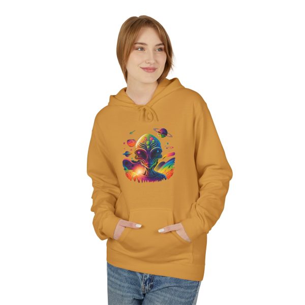 Vibrant Artistic Fleece Hoodie, Cozy Unisex Sweatshirt, Colorful Graphic Hoodie, Trendy Casual Wear, Unique Gift Idea, Streetwear Style - Image 31