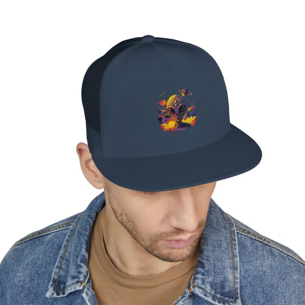 Vibrant Embroidered Trucker Cap, Colorful Hat for Festivals, Outdoor Events, Casual Wear, Unique Gift, Summer Accessory - Image 33