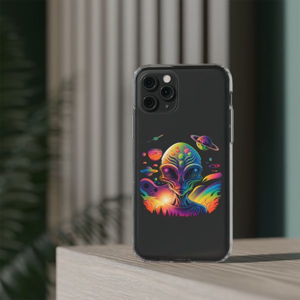 Alien Galaxy Clear Phone Case, Cosmic Phone Cover, Space Lover Gift, Unique Design for iPhone, Galaxy Phone Case - Image 30