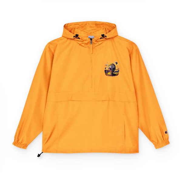 Vibrant Packable Anorak Jacket, Lightweight Rain Jacket, Stylish Outdoor Apparel, Perfect for Travel & Festivals, Unisex Windbreaker