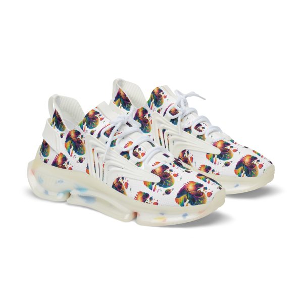 Vibrant Men's Mesh Sneakers, Colorful Athletic Shoes, Trendy Sports Footwear, Casual Everyday Sneakers, Perfect for Active Lifestyle