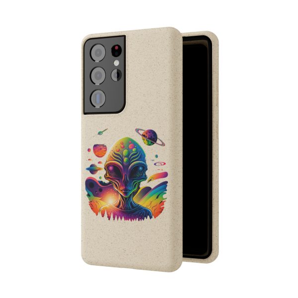 Vibrant Alien Biodegradable Phone Case | Eco-Friendly, Galaxy Inspired, Unique Gift, Trendy Phone Cover, For Space Lovers - Image 122