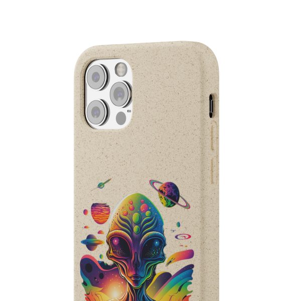 Vibrant Alien Biodegradable Phone Case | Eco-Friendly, Galaxy Inspired, Unique Gift, Trendy Phone Cover, For Space Lovers - Image 27