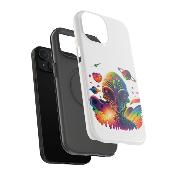 Colorful Alien Phone Case for Protection and Style, Galaxy-Themed Case, Retro Vibe Case, Unique Gift for Sci-Fi Lovers, Planet Design Case - Image 62