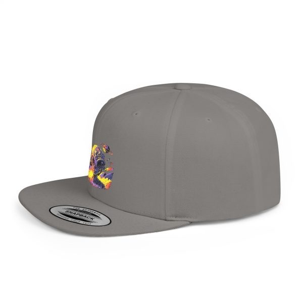 Vibrant Graphic Snapback Hat - Trendy Streetwear Cap for Outdoor Adventures, Casual Fashion, Gift Ideas, Summer Festivals, Everyday Wear - Image 6