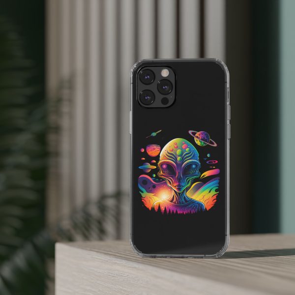Alien Galaxy Clear Phone Case, Cosmic Phone Cover, Space Lover Gift, Unique Design for iPhone, Galaxy Phone Case - Image 21