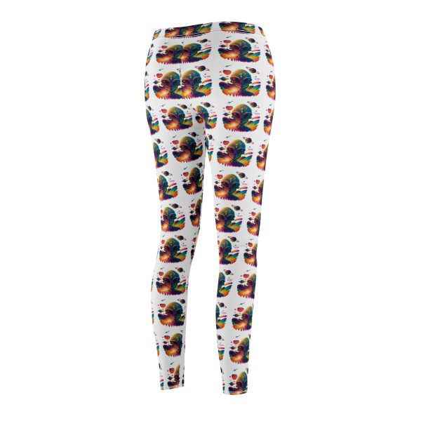 Women's Mid-rise Casual Leggings (AOP) - Image 4