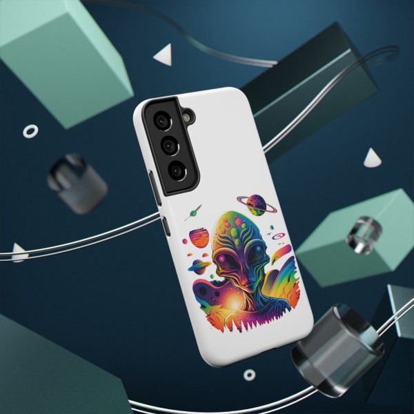 Colorful Alien Phone Case for Protection and Style, Galaxy-Themed Case, Retro Vibe Case, Unique Gift for Sci-Fi Lovers, Planet Design Case - Image 48