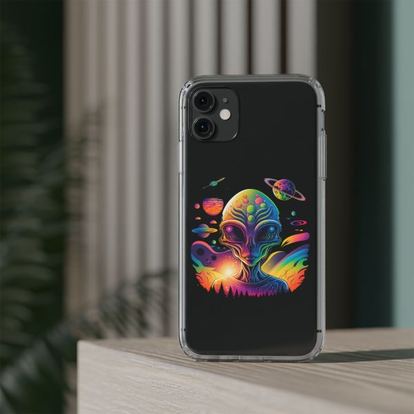 Alien Galaxy Clear Phone Case, Cosmic Phone Cover, Space Lover Gift, Unique Design for iPhone, Galaxy Phone Case - Image 27