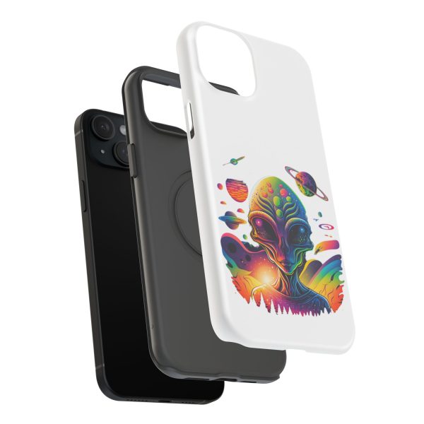 Colorful Alien Phone Case for Protection and Style, Galaxy-Themed Case, Retro Vibe Case, Unique Gift for Sci-Fi Lovers, Planet Design Case - Image 82