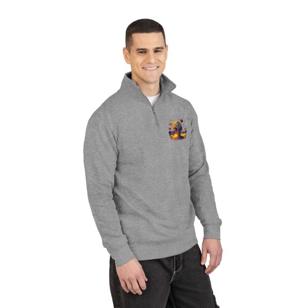 Cozy Embroidered Unisex Fleece Pullover, Casual Sweatshirt, Fall Fashion, Gift for Him/Her, Outdoor Activities, Layering Essential - Image 4
