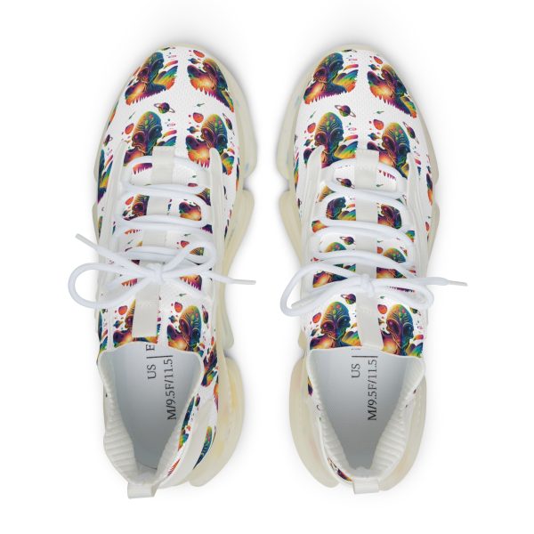 Vibrant Men's Mesh Sneakers, Colorful Athletic Shoes, Trendy Sports Footwear, Casual Everyday Sneakers, Perfect for Active Lifestyle - Image 2