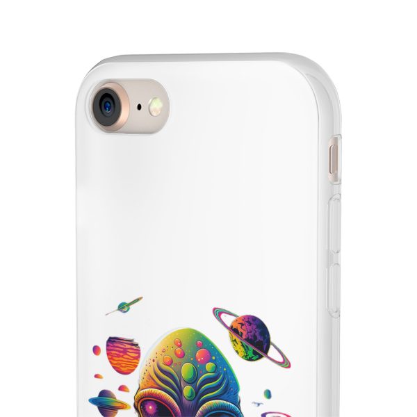 Colorful Alien Galaxy Phone Case, Cosmic Phone Cover, Unique Gift for Space Lovers, Festival Accessory, Astronaut Art Case - Image 2