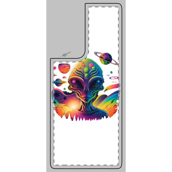 Vibrant Alien Phone Skin, Colorful Phone Case, Galaxy Design, Cosmic Phone Protector, Unique Alien Aesthetic, Gift for Sci-Fi Lovers - Image 17