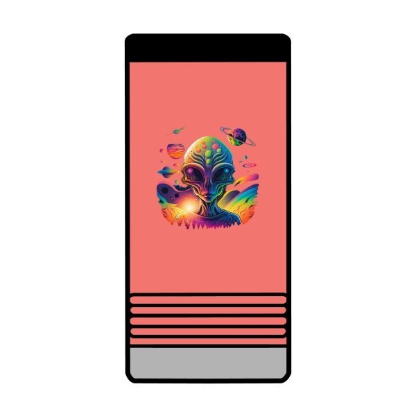 Colorful Alien Slim Beverage Holder, Fun Drink Sleeve, Cooler for Parties, Gifts for Space Lovers, Unique Home Bar Accessory - Image 3