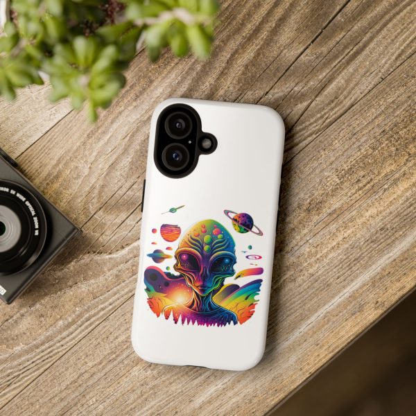 Colorful Alien Phone Case, Galaxy Design, Sci-Fi Accessories, Gifts for Space Lovers, Unique Mobile Cover, Tough Cases - Image 142