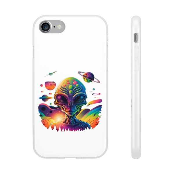 Colorful Alien Galaxy Phone Case, Cosmic Phone Cover, Unique Gift for Space Lovers, Festival Accessory, Astronaut Art Case - Image 87