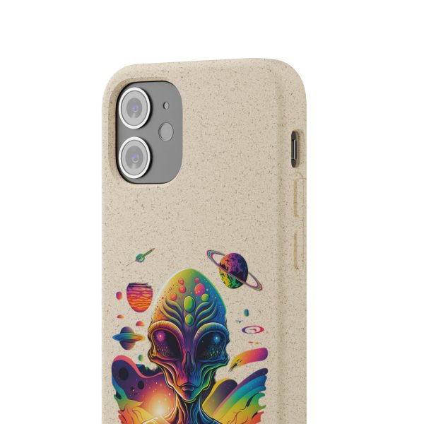 Vibrant Alien Biodegradable Phone Case | Eco-Friendly, Galaxy Inspired, Unique Gift, Trendy Phone Cover, For Space Lovers - Image 19
