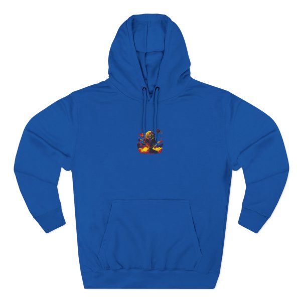 Colorful Three-Panel Fleece Hoodie | Cozy Casual Wear, Gifts for Him/Her, Funky Street Style, Stylish Loungewear, Fall Fashion - Image 17
