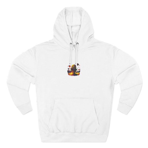 Colorful Three-Panel Fleece Hoodie | Cozy Casual Wear, Gifts for Him/Her, Funky Street Style, Stylish Loungewear, Fall Fashion