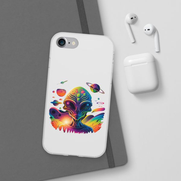 Colorful Alien Galaxy Phone Case, Cosmic Phone Cover, Unique Gift for Space Lovers, Festival Accessory, Astronaut Art Case - Image 12