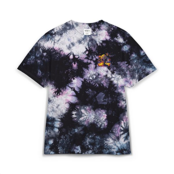 Vibrant Tie-Dye T-Shirt for Festival Fun, Perfect Summer Wear, Boho Style Tee, Gift for Friends, Embroidered Detail - Image 14