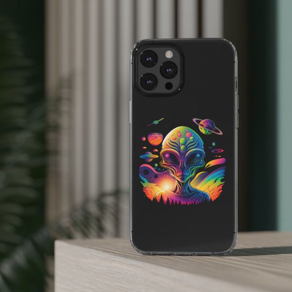 Alien Galaxy Clear Phone Case, Cosmic Phone Cover, Space Lover Gift, Unique Design for iPhone, Galaxy Phone Case - Image 24