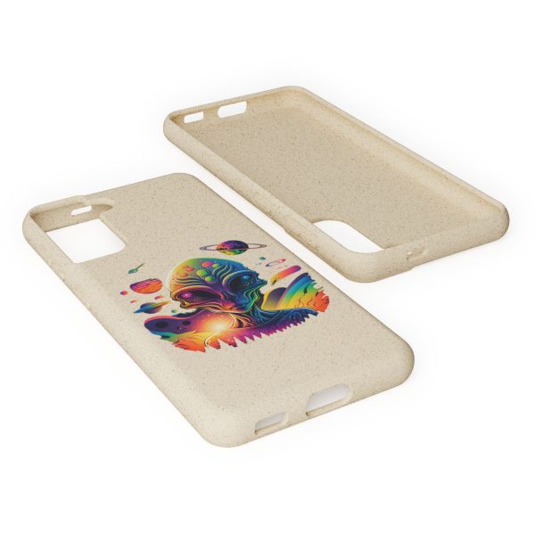 Vibrant Alien Biodegradable Phone Case | Eco-Friendly, Galaxy Inspired, Unique Gift, Trendy Phone Cover, For Space Lovers - Image 116