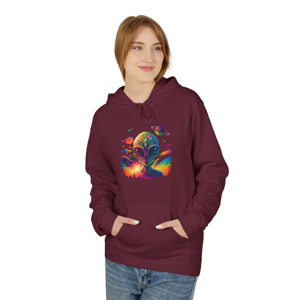 Vibrant Artistic Fleece Hoodie, Cozy Unisex Sweatshirt, Colorful Graphic Hoodie, Trendy Casual Wear, Unique Gift Idea, Streetwear Style - Image 39