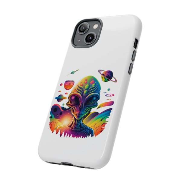 Colorful Alien Phone Case, Galaxy Design, Sci-Fi Accessories, Gifts for Space Lovers, Unique Mobile Cover, Tough Cases - Image 68