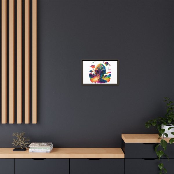 Vibrant Alien Canvas Art Print, Framed Decor for Sci-Fi Lovers, Cosmic Wall Art, Colorful Home Decoration, Unique Gift Idea - Image 232