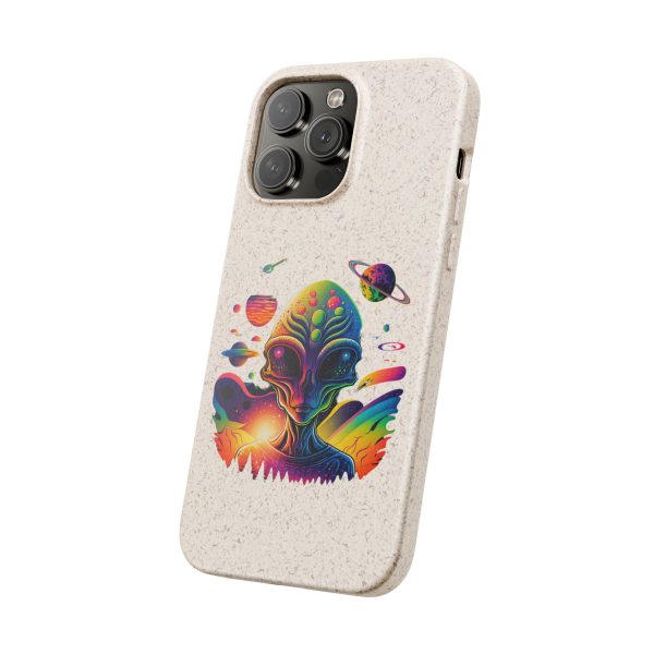 Vibrant Alien Biodegradable Phone Case | Eco-Friendly, Galaxy Inspired, Unique Gift, Trendy Phone Cover, For Space Lovers - Image 190