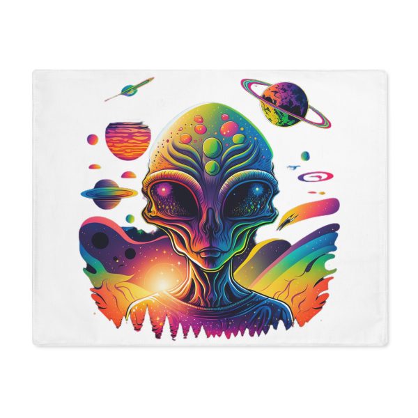 Vibrant Alien Placemats for Cosmic Kitchen Decor, Fun Table Setting, Gift for Space Lovers, Sci-Fi Enthusiasts, Alien Party Decor