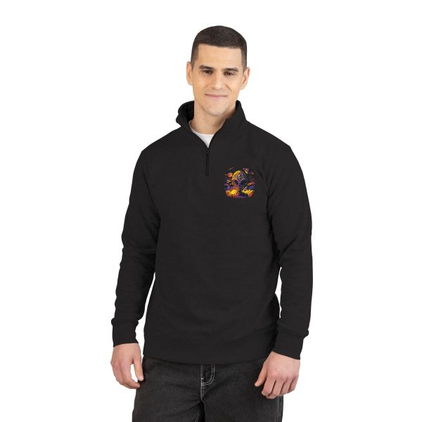 Cozy Embroidered Unisex Fleece Pullover, Casual Sweatshirt, Fall Fashion, Gift for Him/Her, Outdoor Activities, Layering Essential - Image 7
