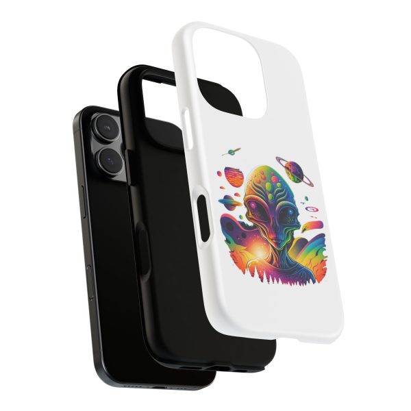 Alien Galaxy Phone Case, Space Themed Tough Case for Teens, Colorful Phone Cover, Gift for Sci-Fi Lovers, Trendy Mobile Accessory - Image 161