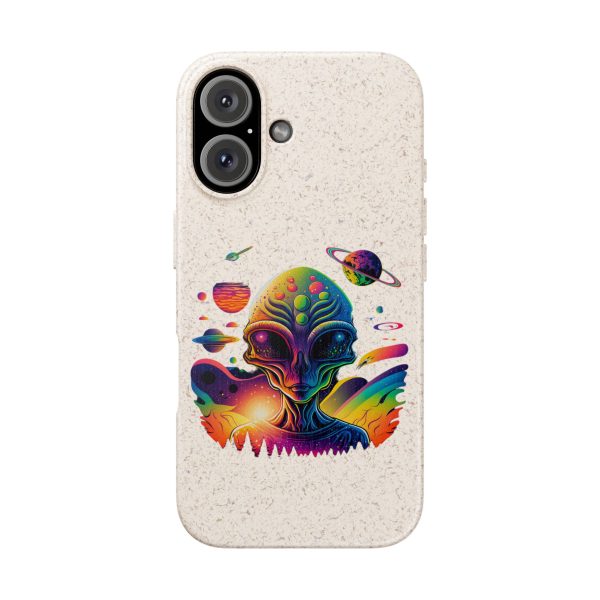 Vibrant Alien Biodegradable Phone Case | Eco-Friendly, Galaxy Inspired, Unique Gift, Trendy Phone Cover, For Space Lovers - Image 193