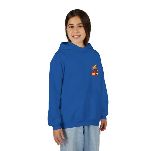 Youth Heavy Blend Hooded Sweatshirt with Colorful Graphic - Image 32