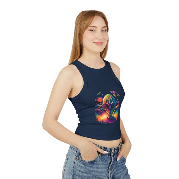 Women's Micro Rib Racer Tank Top - Image 15