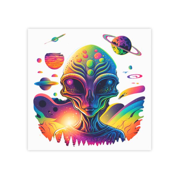 Cosmic Alien Post-it® Note Pads | Vibrant Space-Themed Sticky Notes, Office Supplies, Gifts for Sci-Fi Fans, School Accessories, [...] - Image 9