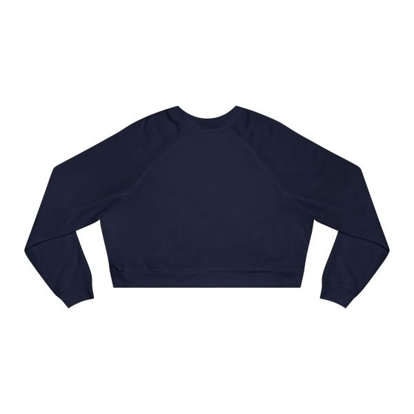 Cosmic Vibes Cropped Fleece Pullover, Women’s Casual Sweatshirt, Trendy Crop Top, Galaxy Print Apparel, Perfect for Festivals and Gifting - Image 18