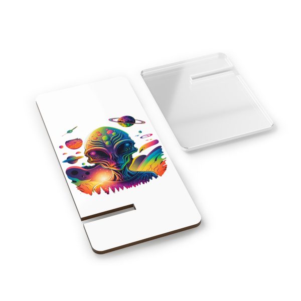 Colorful Alien Smartphone Stand, Desk Accessory, Space Decor, Gift for Tech Lovers, Unique Phone Holder - Image 2