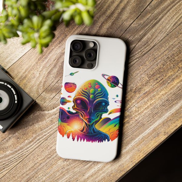 Vibrant Alien Phone Case, Cosmic Phone Cover, Space Decor, Gift for Sci-Fi Lovers, Unique Smartphone Accessory - Image 69